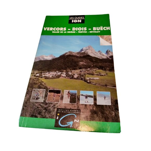 Les Guides IGN Vercors Diois Buëch Travel Guide French Green Book - Picture 1 of 2